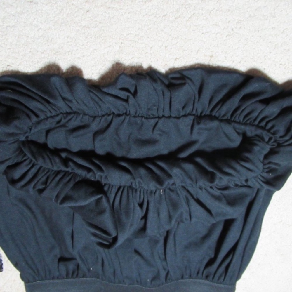 🟢black bubble skirt elastic waistband girls M 10 / 12 - Picture 5 of 6